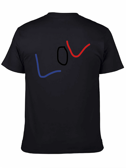 LOL Graphic Tee - Casual Black T-Shirt