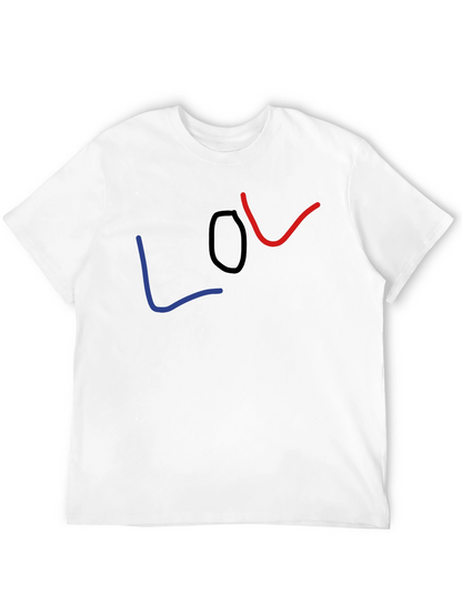 LOL Graphic Tee - Casual Black T-Shirt