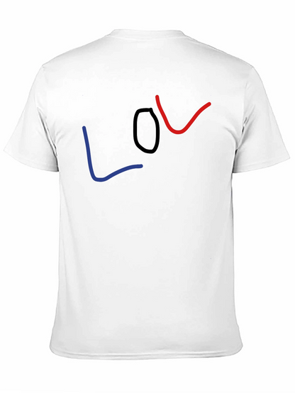 LOL Graphic Tee - Casual Black T-Shirt