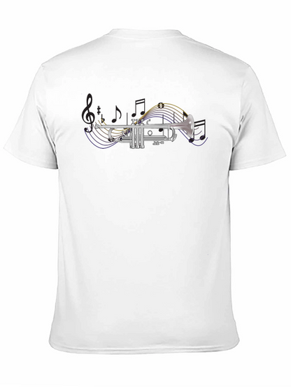 Trumpet Graphic Tee - Music Lovers T-Shirt