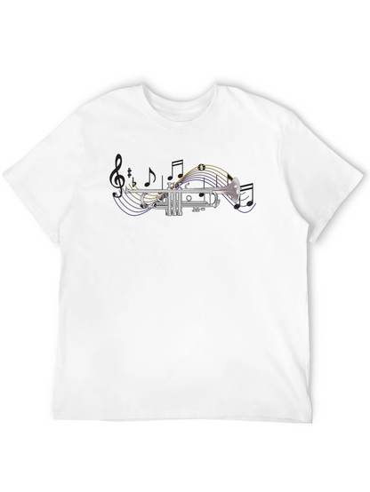 Trumpet Graphic Tee - Music Lovers T-Shirt
