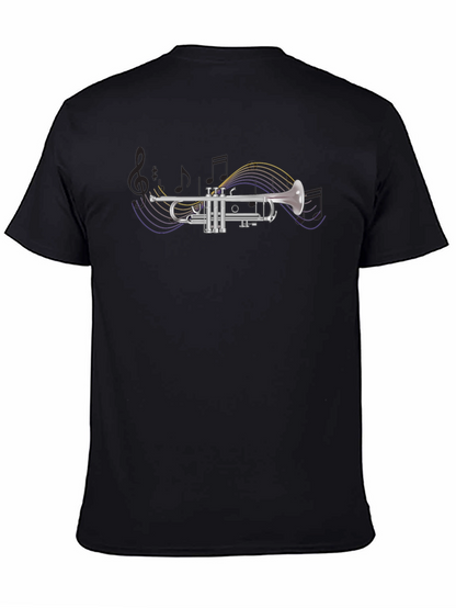 Trumpet Graphic Tee - Music Lovers T-Shirt