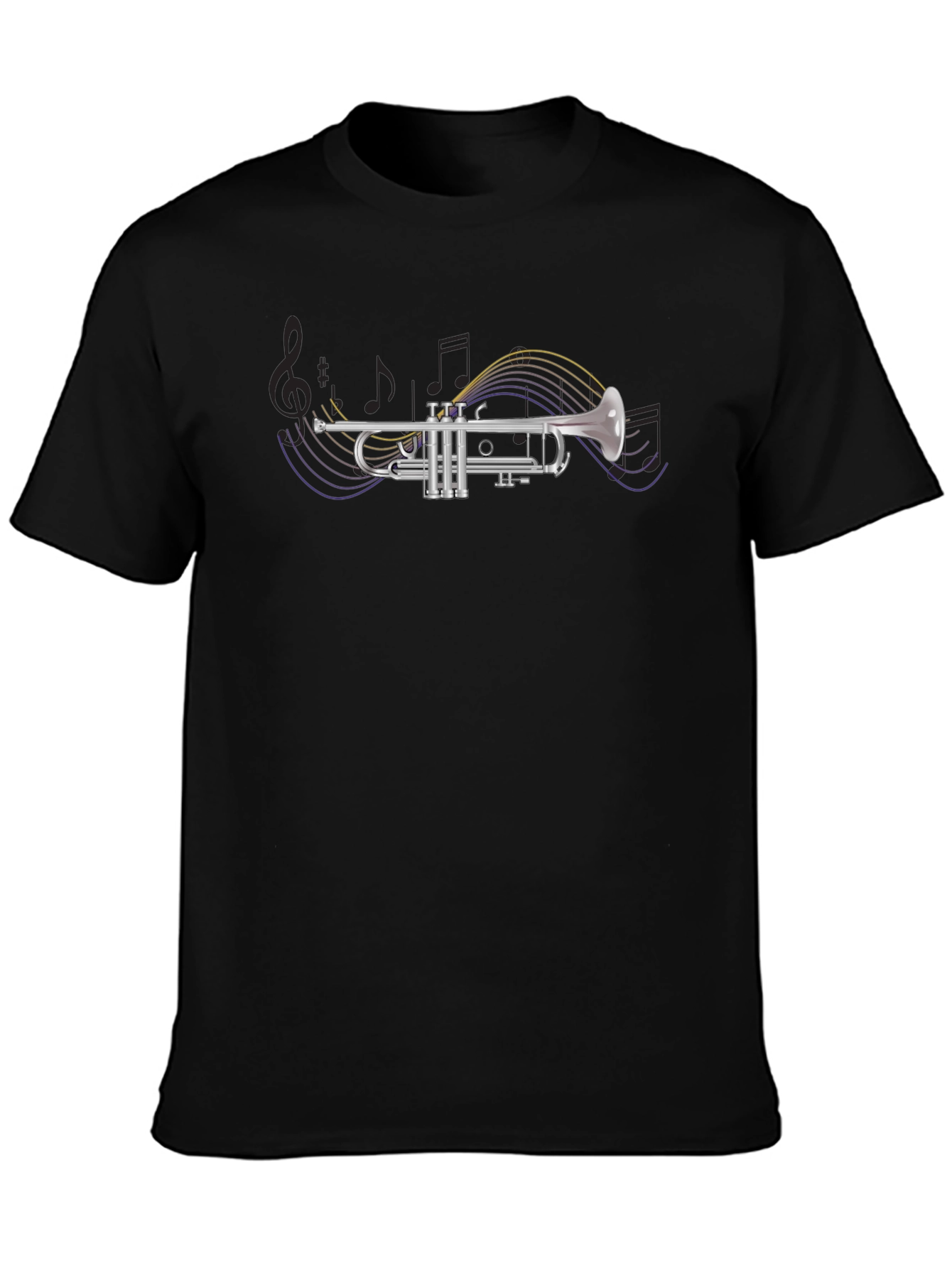 Trumpet Graphic Tee - Music Lovers T-Shirt