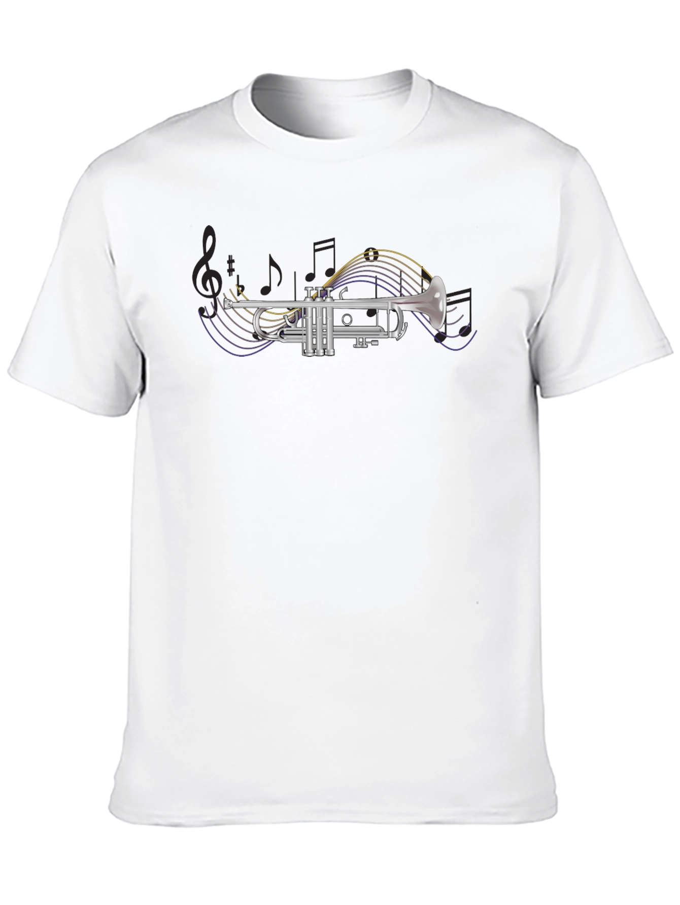 Trumpet Graphic Tee - Music Lovers T-Shirt