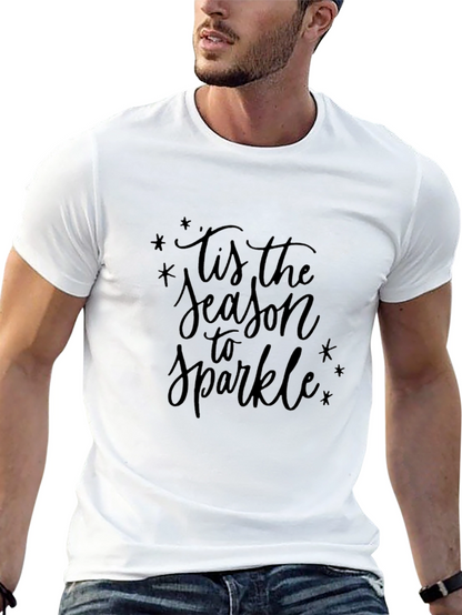 Tis the Season to Sparkle Black T-Shirt