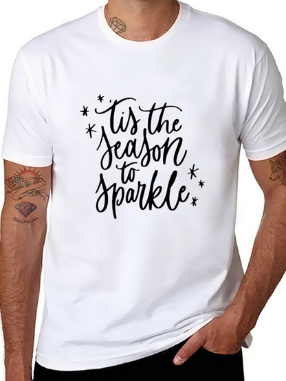 Tis the Season to Sparkle Black T-Shirt