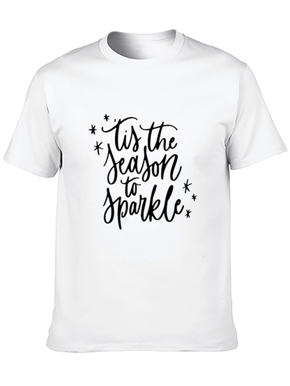 Tis the Season to Sparkle Black T-Shirt