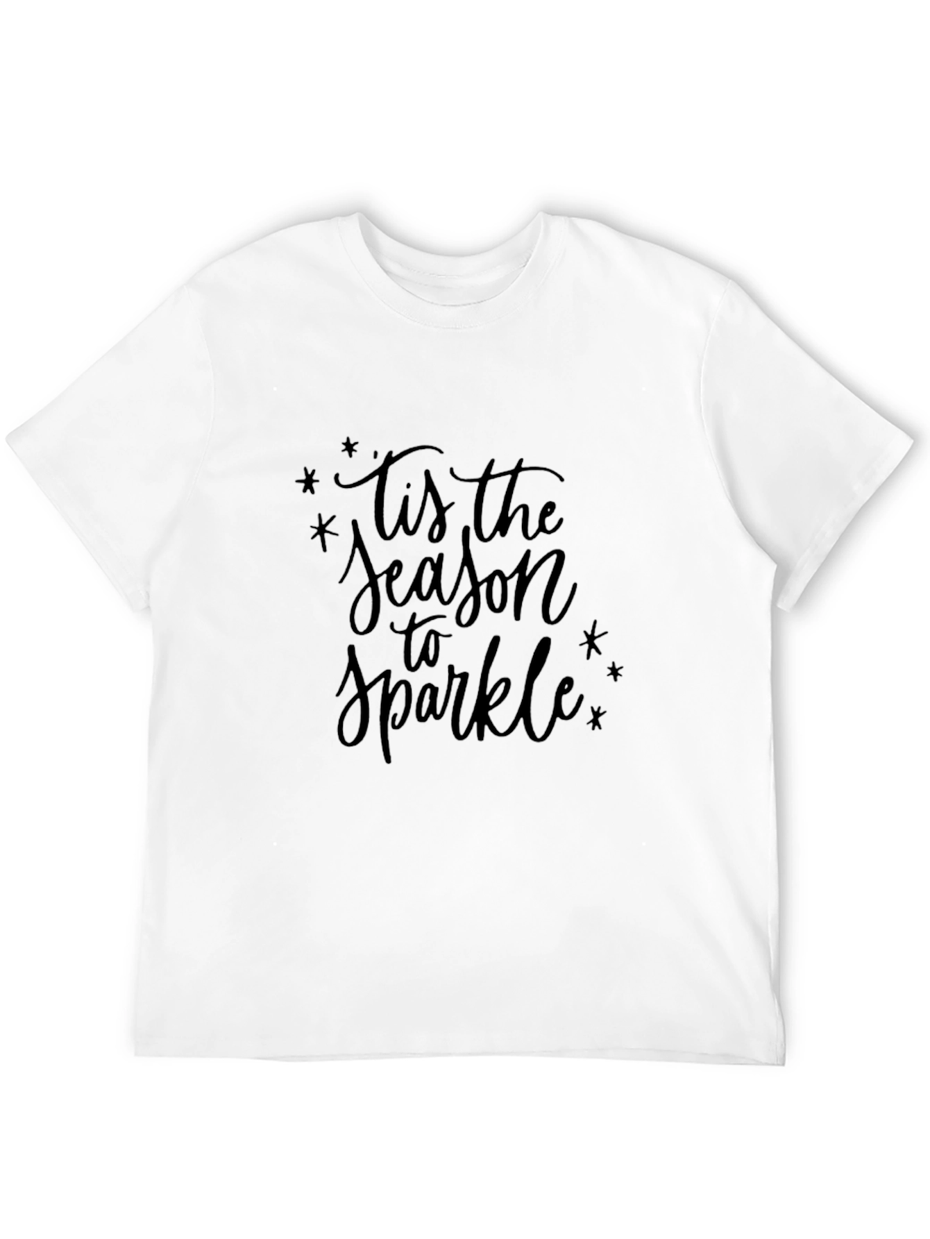 Tis the Season to Sparkle Black T-Shirt