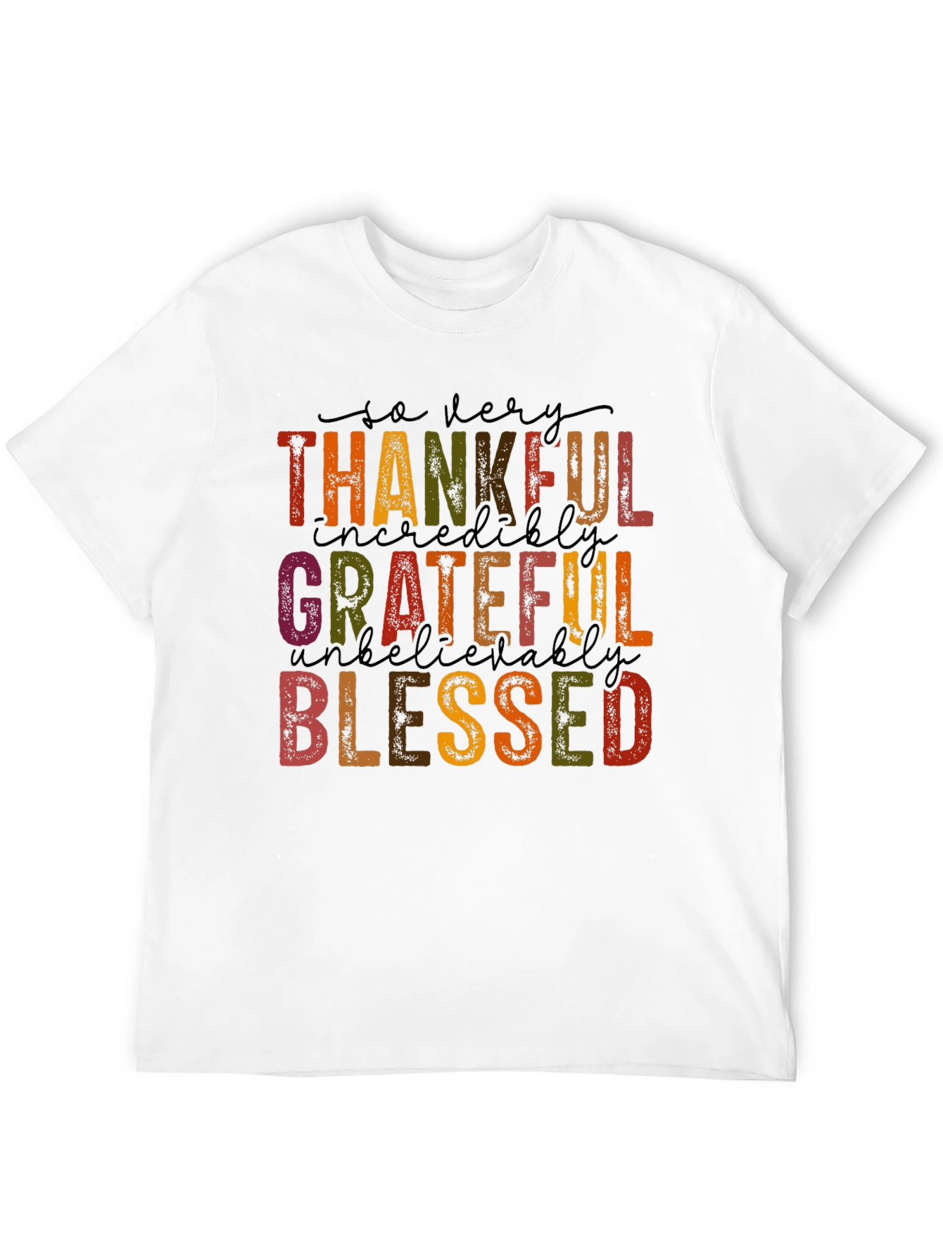 Thankful Grateful Blessed Graphic Tee