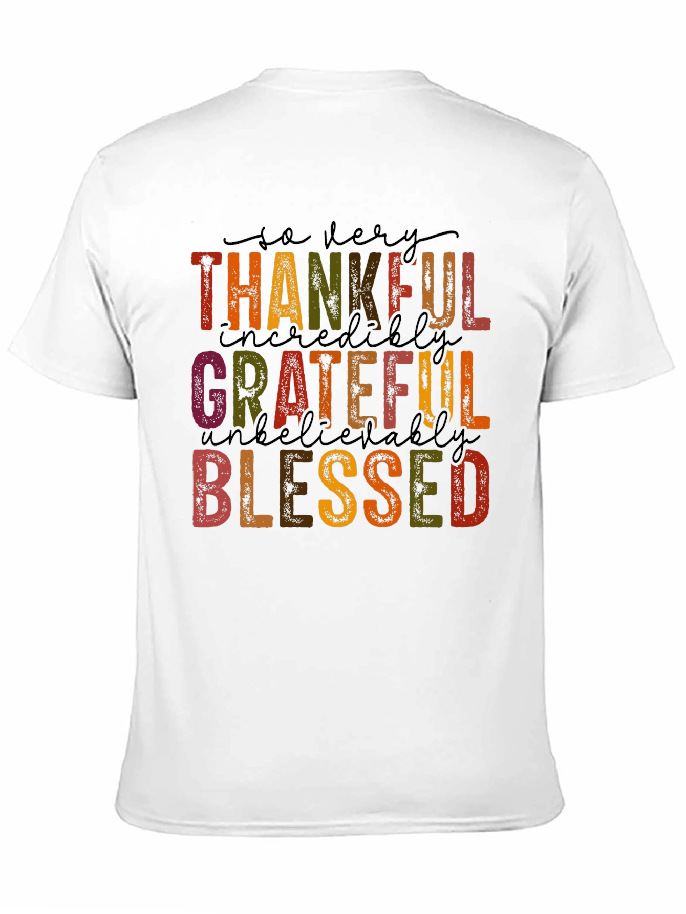 Thankful Grateful Blessed Graphic Tee