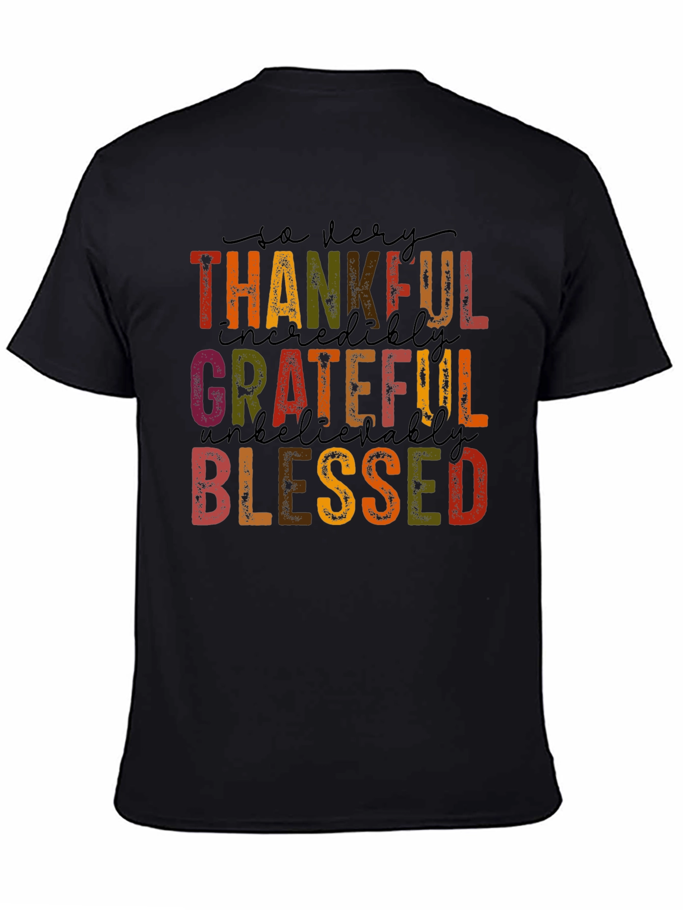 Thankful Grateful Blessed Graphic Tee