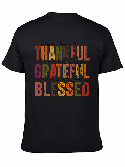 Thankful Grateful Blessed Graphic Tee