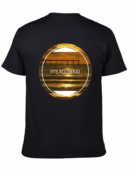 Its All Good Sunset Beach Pier T-Shirt