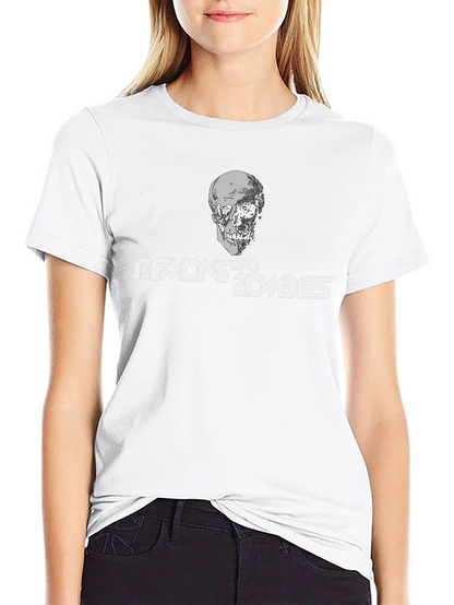Demons and Zombies Graphic Tee - Black