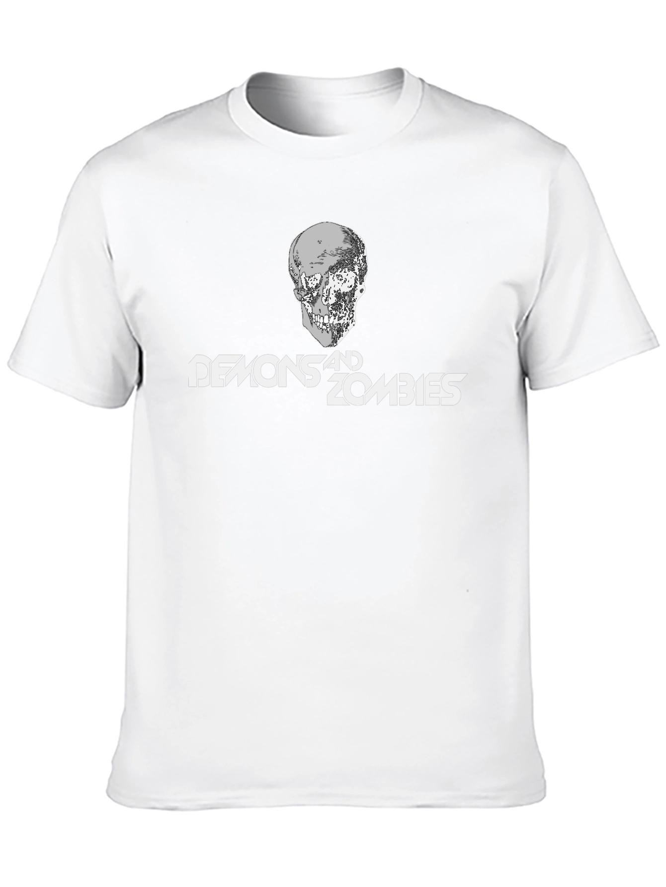 Demons and Zombies Graphic Tee - Black