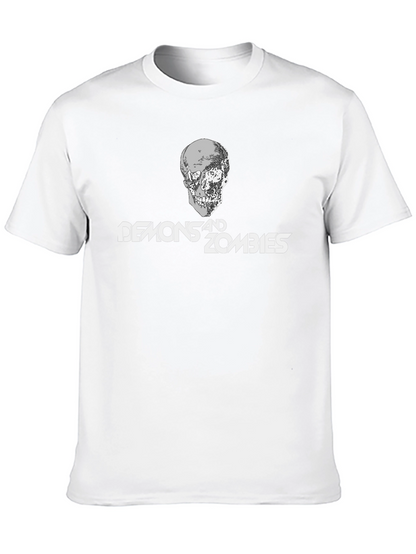 Demons and Zombies Graphic Tee - Black