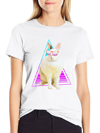 Cool Retro Rabbit T-Shirt