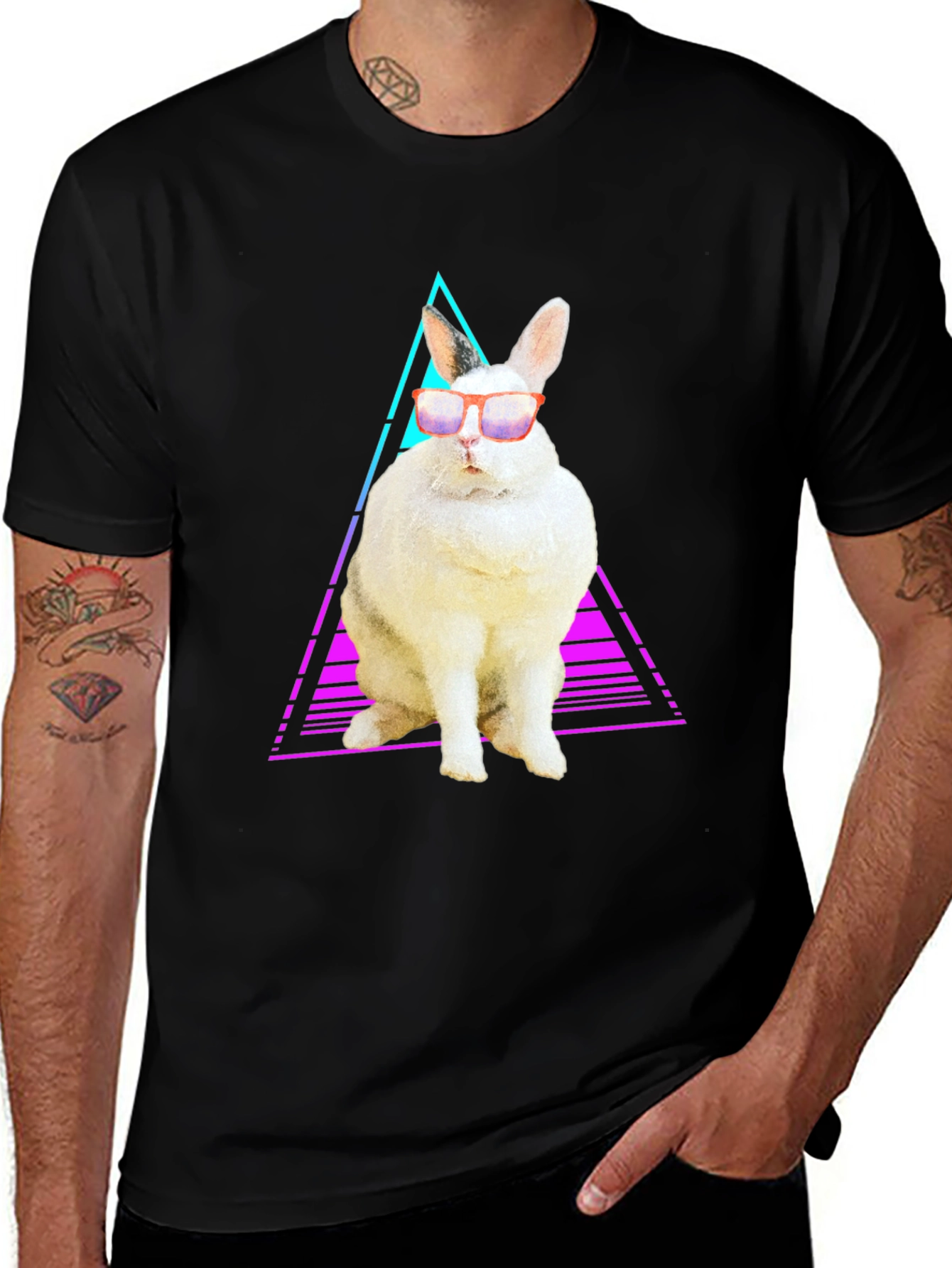 Cool Retro Rabbit T-Shirt