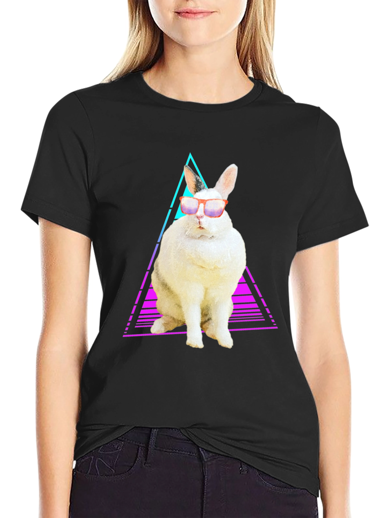 Cool Retro Rabbit T-Shirt