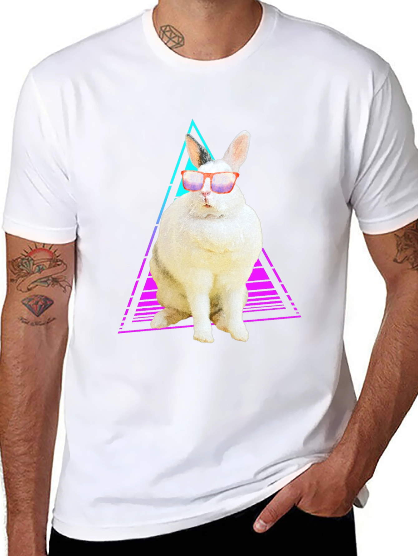 Cool Retro Rabbit T-Shirt