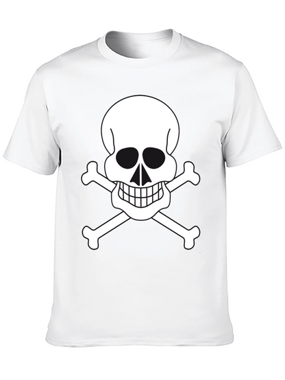 Skull & Crossbones Graphic Tee - Black