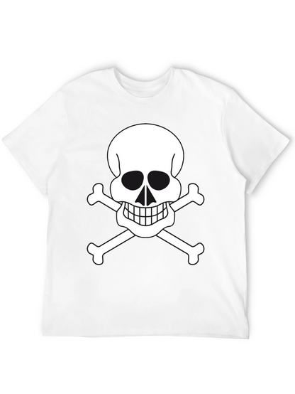 Skull & Crossbones Graphic Tee - Black