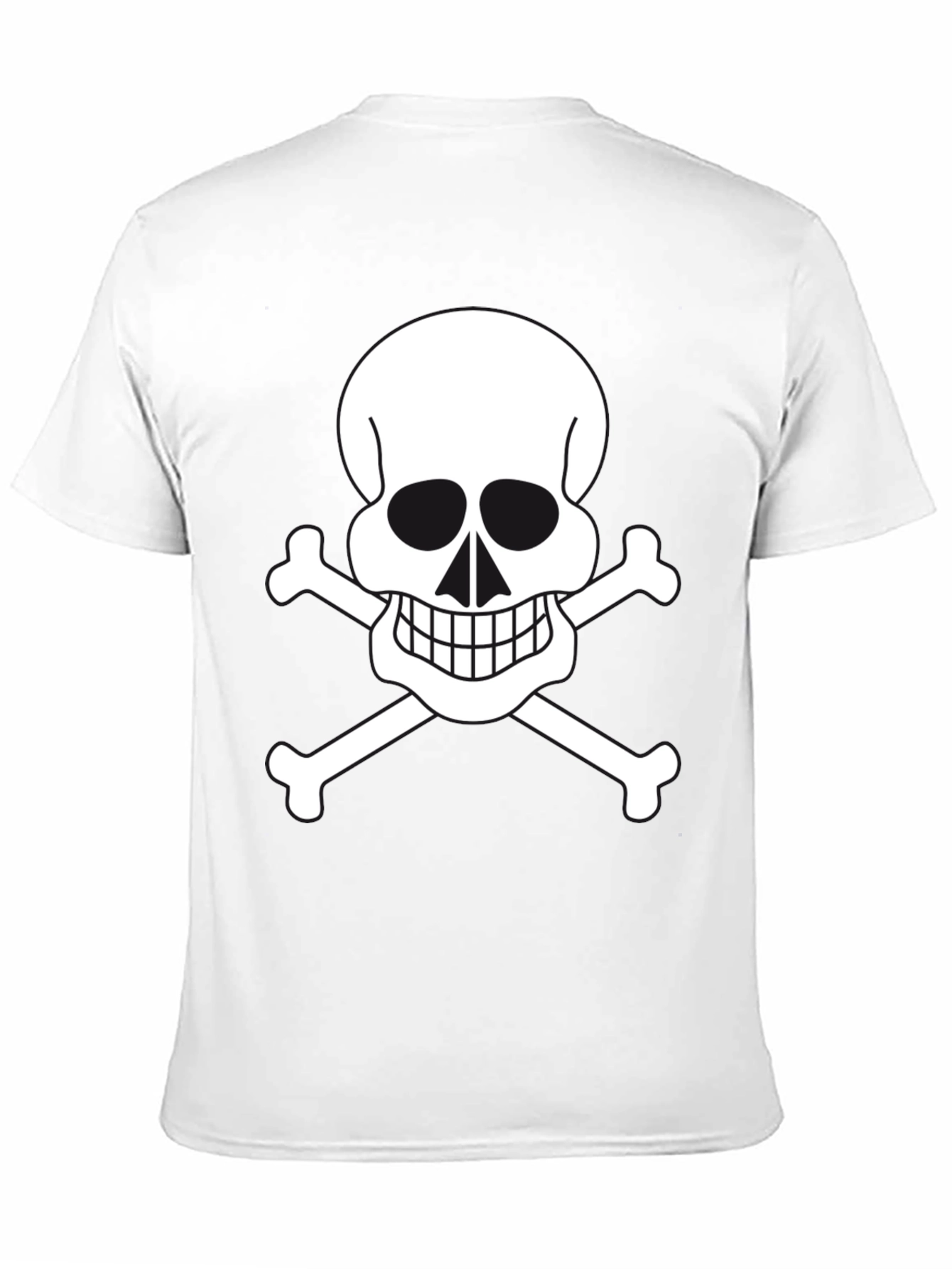 Skull & Crossbones Graphic Tee - Black