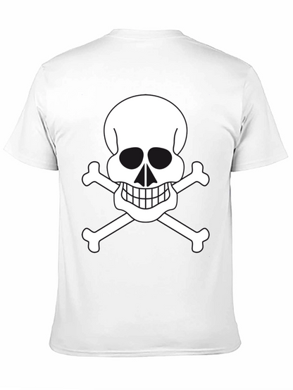 Skull & Crossbones Graphic Tee - Black