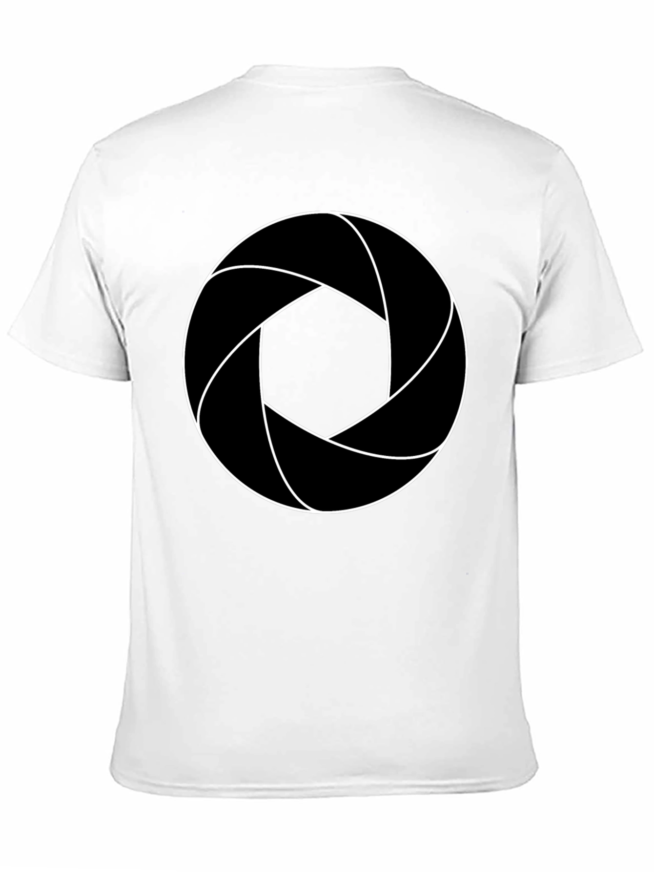 Aperture T-Shirt - Black Cotton Blend Graphic Tee