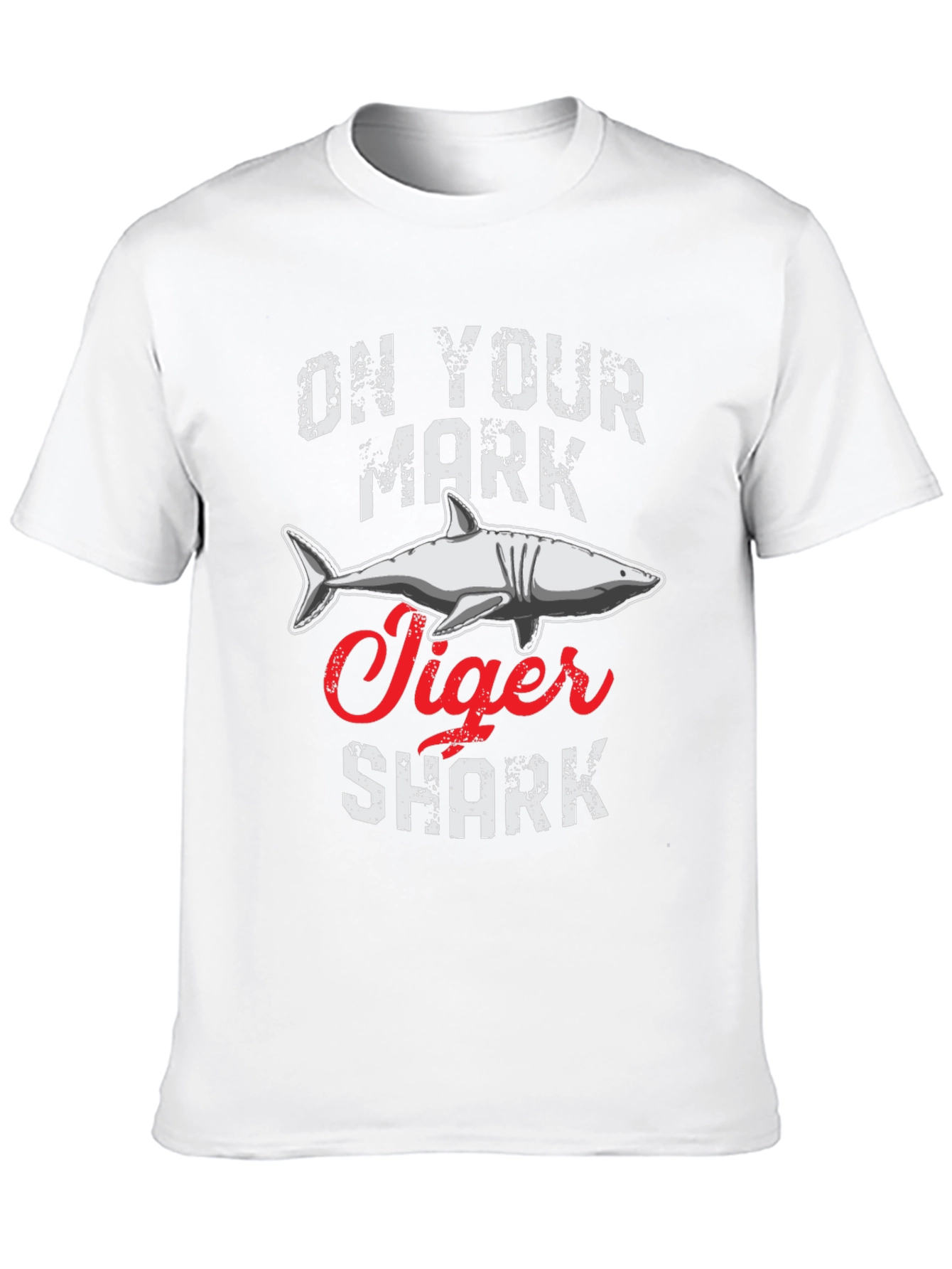 On Your Mark Tiger Shark Graphic Tee