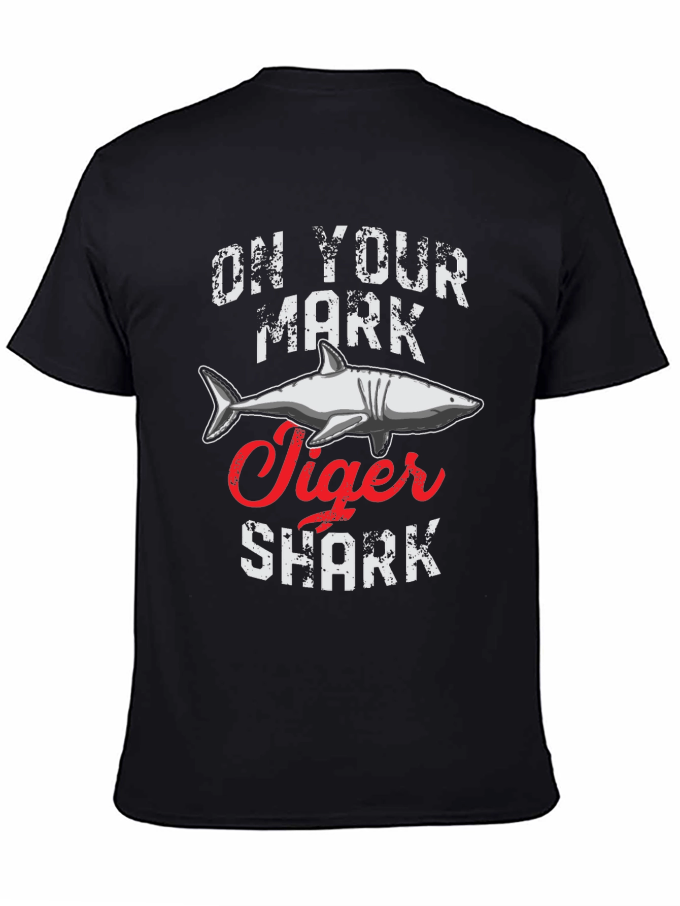 On Your Mark Tiger Shark Graphic Tee