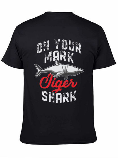 On Your Mark Tiger Shark Graphic Tee