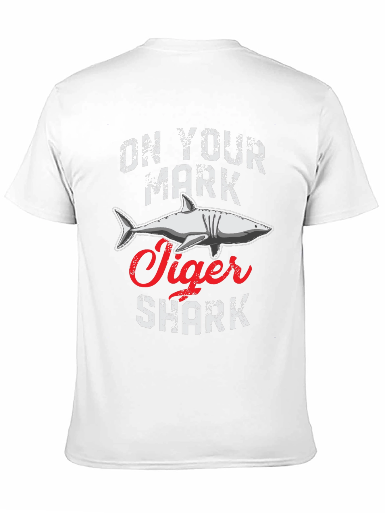 On Your Mark Tiger Shark Graphic Tee