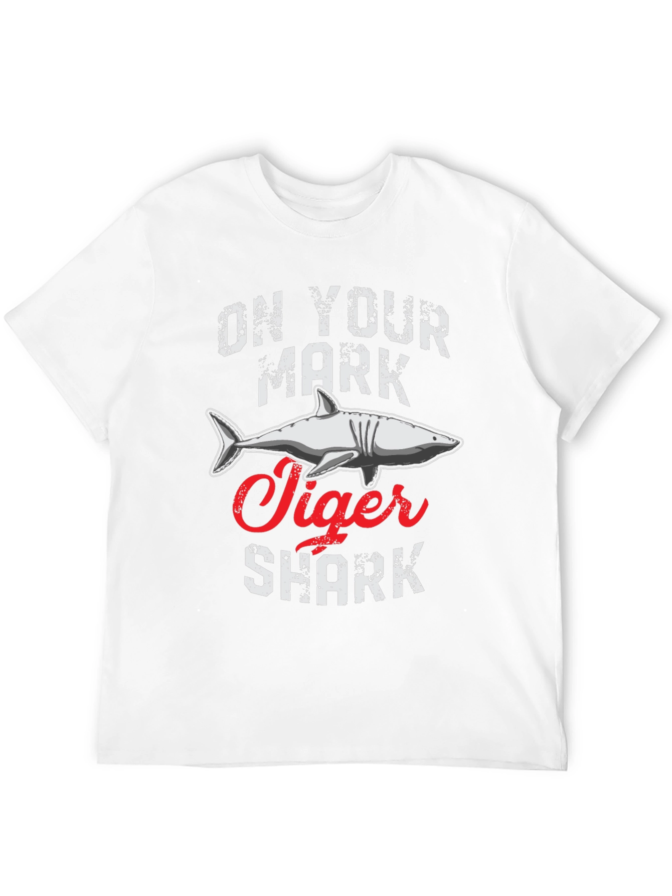 On Your Mark Tiger Shark Graphic Tee