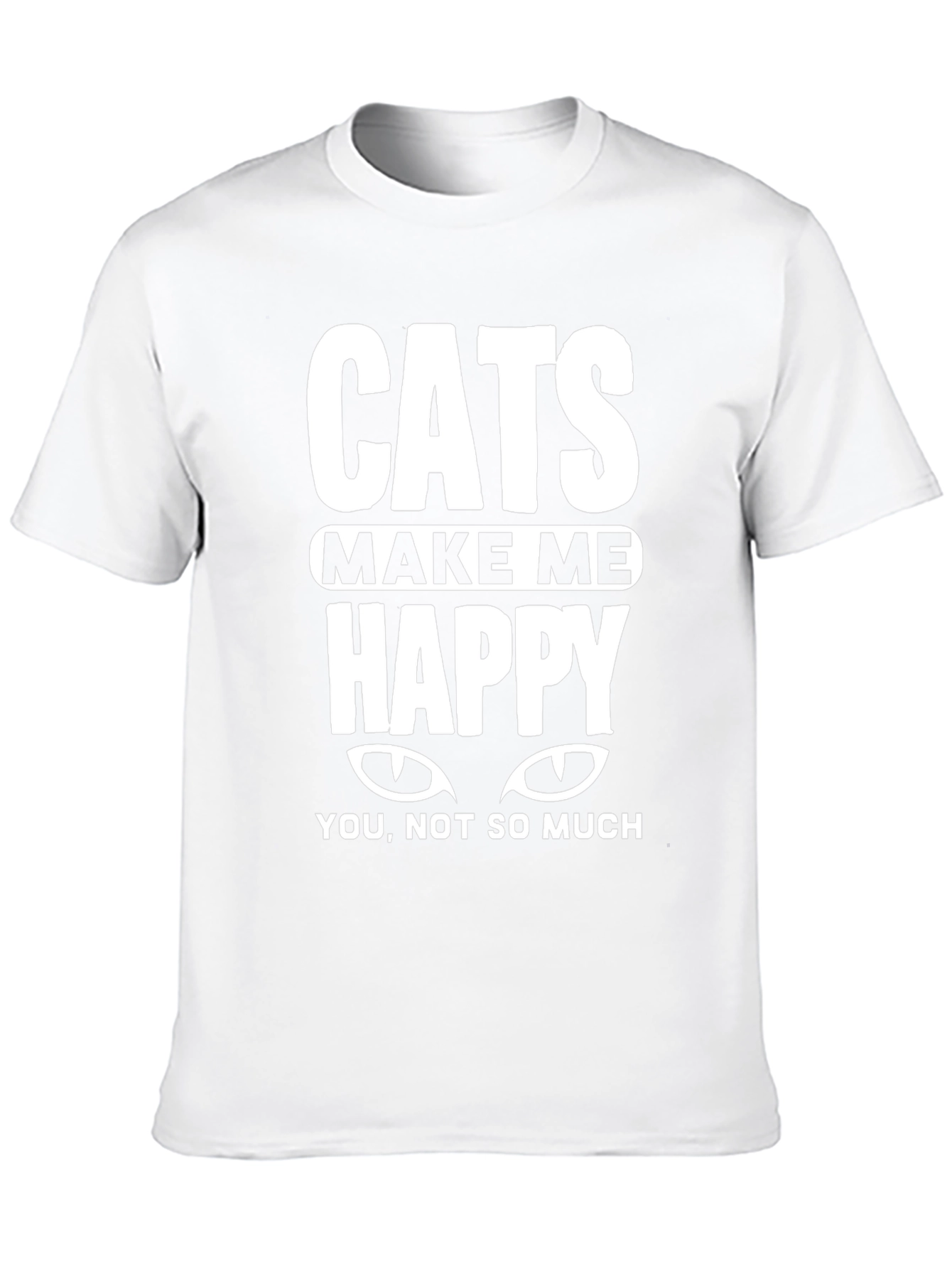 Cats Make Me Happy Tee