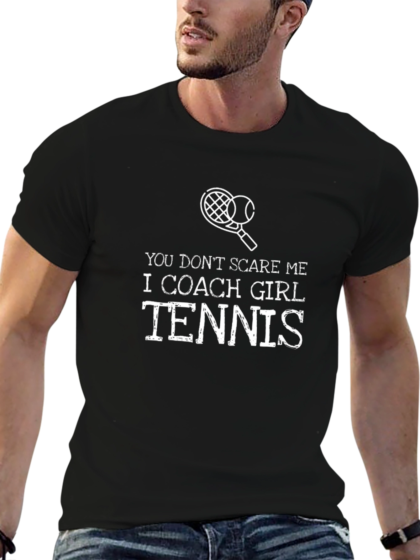 Girl Tennis Coach T-Shirt - Funny Coaching Tee