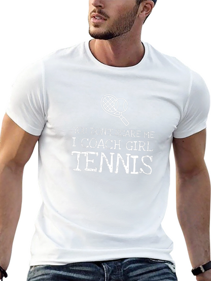 Girl Tennis Coach T-Shirt - Funny Coaching Tee