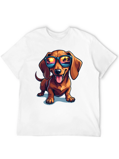 Cool Dachshund Dog T-Shirt with Sunglasses - Summer Vibes!