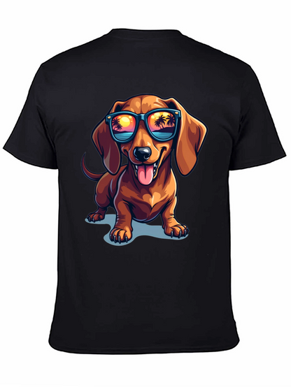 Cool Dachshund Dog T-Shirt with Sunglasses - Summer Vibes!