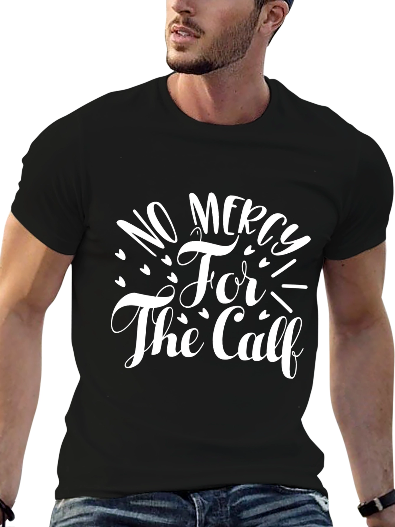 No Mercy For The Calf Black T-Shirt