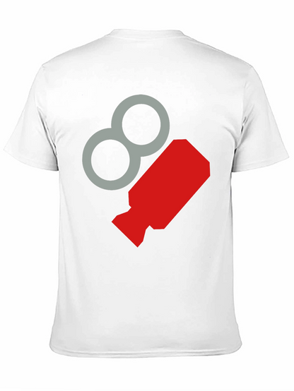 Retro Graphic Tee - Cool Black Crewneck T-Shirt