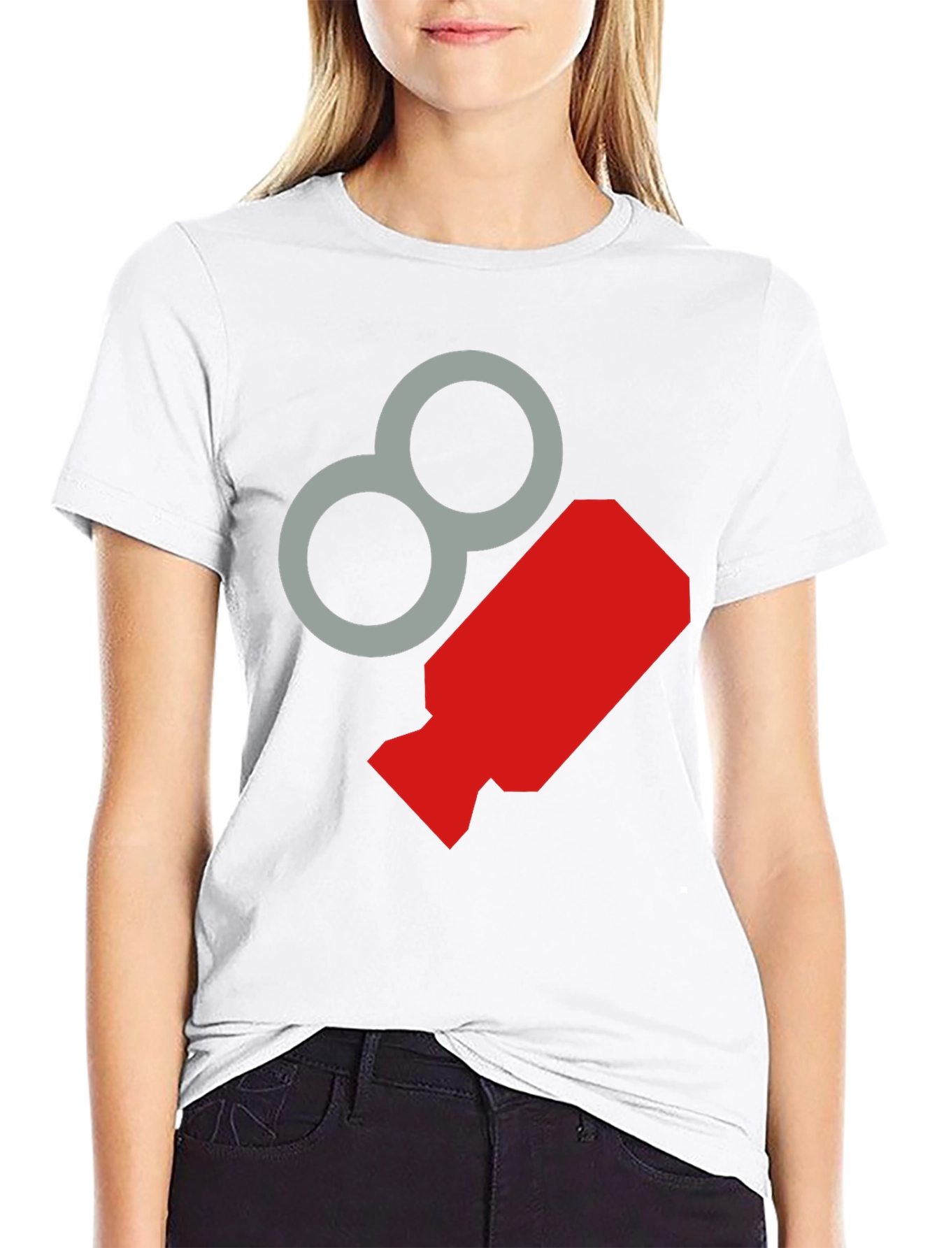 Retro Graphic Tee - Cool Black Crewneck T-Shirt