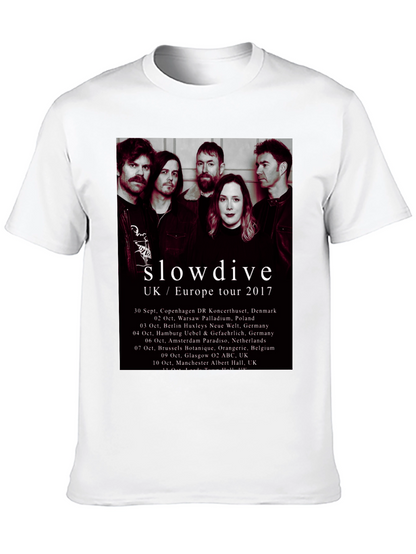 Slowdive UK/Europe Tour 2017 Black T-Shirt