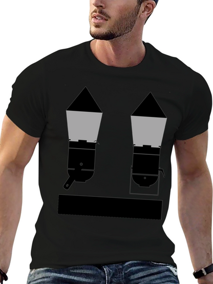 Geometric Grills Black T-Shirt