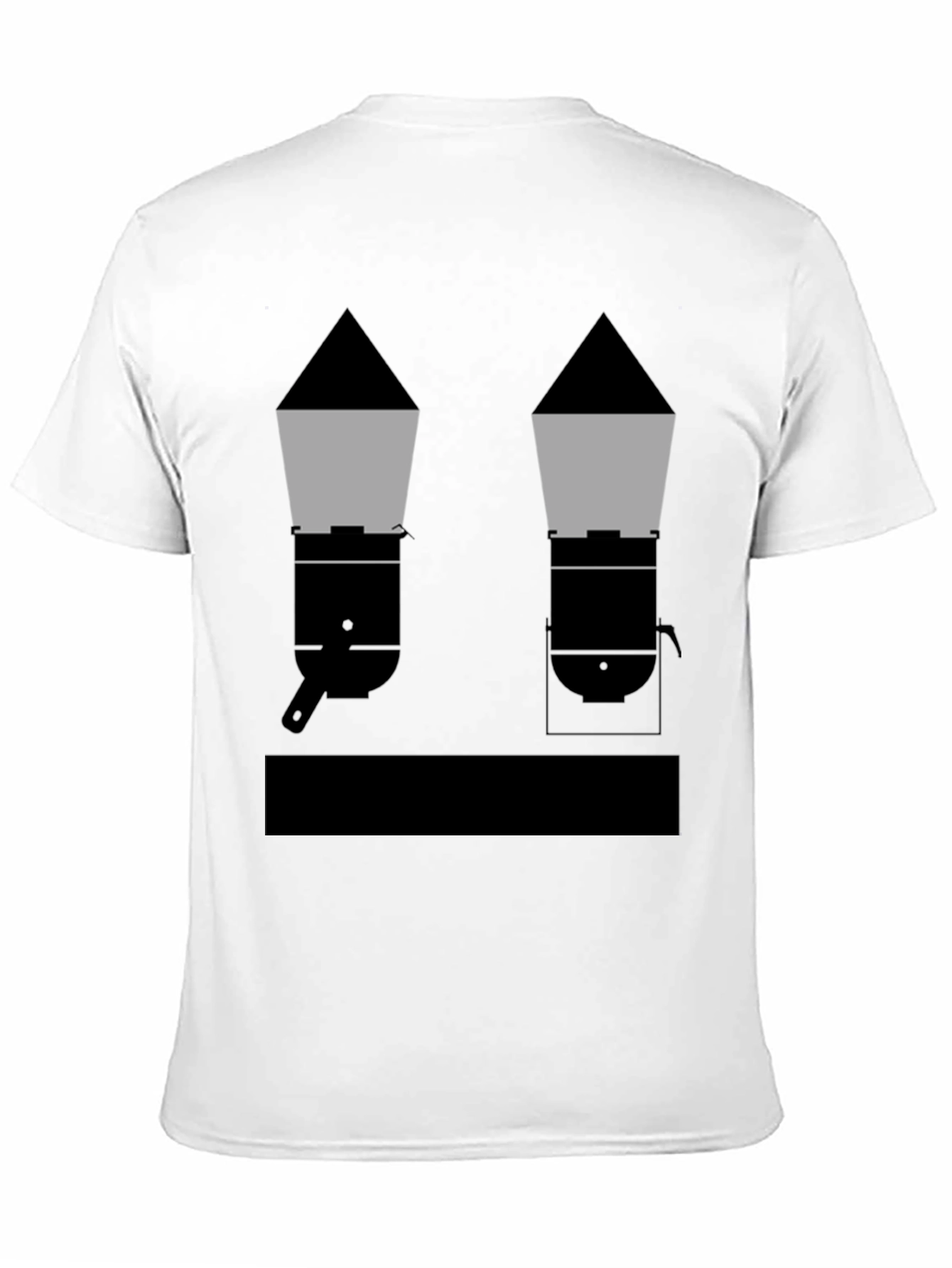 Geometric Grills Black T-Shirt