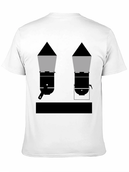 Geometric Grills Black T-Shirt