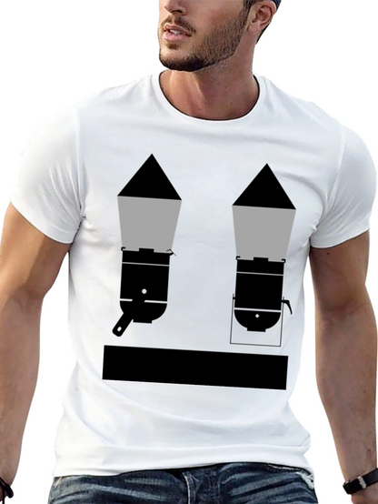 Geometric Grills Black T-Shirt