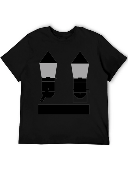 Geometric Grills Black T-Shirt