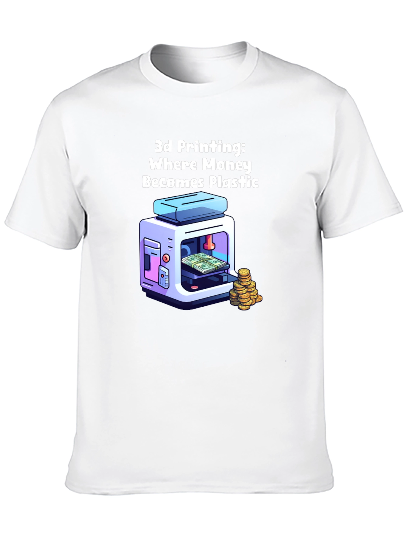 3D Printing Money T-Shirt: Plastic Becomes Money!