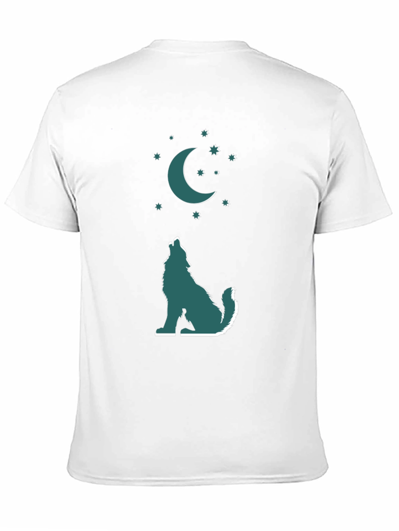 Wolf Moon Graphic Tee - Mens Black T-Shirt